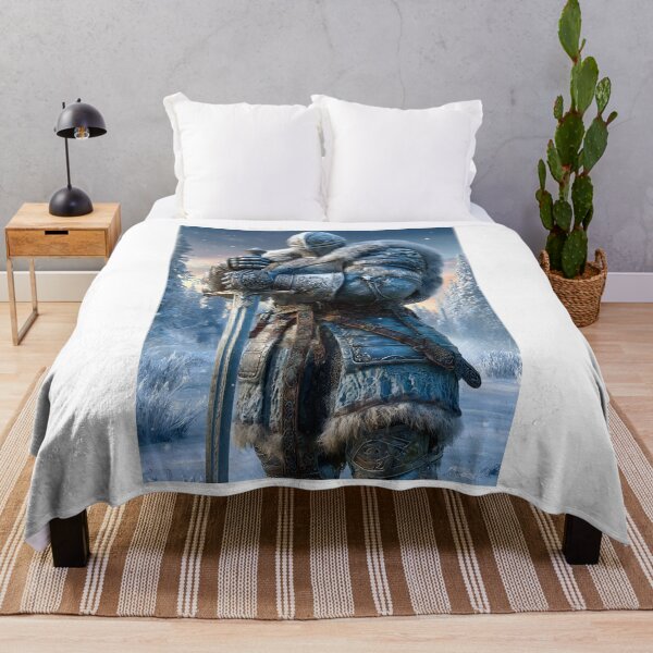 Item preview, Imposing Ice Knight in a Snowy Landscape Scene designed and sold by Artessie.