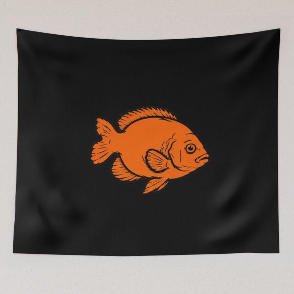 Item preview, Garibaldi fish  designed and sold by Konvero.