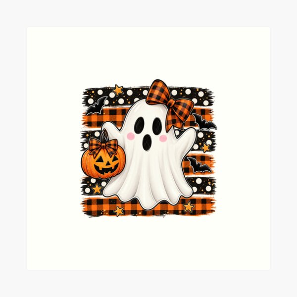 Item preview,  Cute Halloween Ghost Pumpkin designed and sold by NaniLoom.
