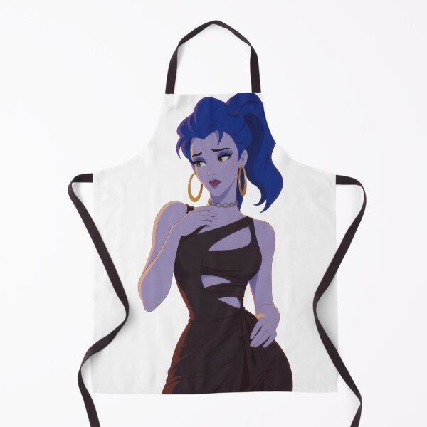 Item preview, Goth Purple Skin Girl Evening Dress - Retro 90s Cartoon Style designed and sold by  Hollow Moon Studios..