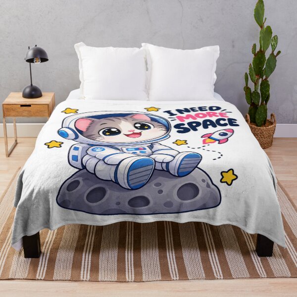 Item preview, Cute Astronaut Cat – I Need More Space Funny Kawaii Animal designed and sold by JrNergal.