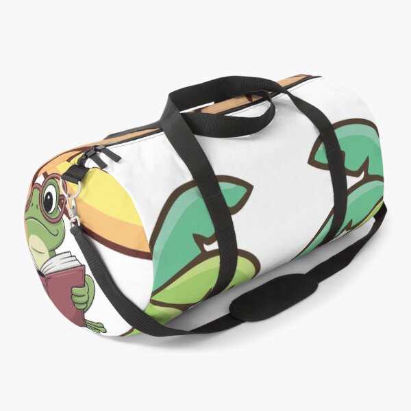 Item preview, Chill Capybara and Frog Book Club Tropical Hammock Reading designed and sold by LensDyn™.