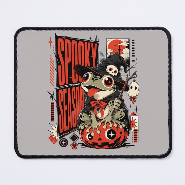 Item preview, Spooky Season Anime Frog Graphic Poster T-Shirt | Witch Toad Pumpkin Manga Gift designed and sold by illeN-Art-World.