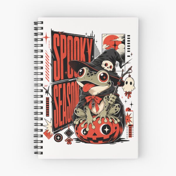 Item preview, Spooky Season Anime Frog Graphic Poster T-Shirt | Witch Toad Pumpkin Manga Gift designed and sold by illeN-Art-World.