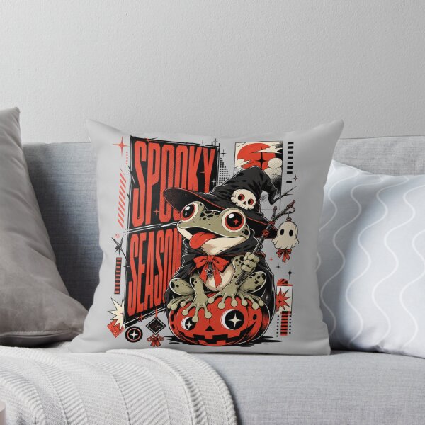 Item preview, Spooky Season Anime Frog Graphic Poster T-Shirt | Witch Toad Pumpkin Manga Gift designed and sold by illeN-Art-World.