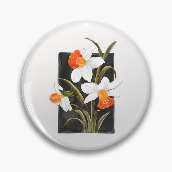 Item preview, White lilies bouquet watercolour floral art  designed and sold by moteemade.