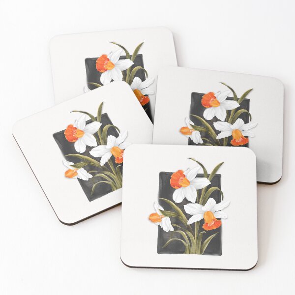 Item preview, White lilies bouquet watercolour floral art  designed and sold by moteemade.