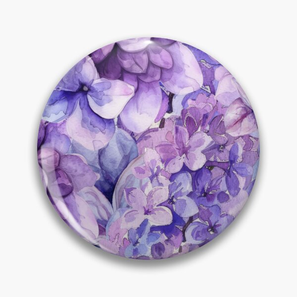 Item preview,  Lavender Hydrangea Watercolour Garden designed and sold by Fantacaroo Designs.