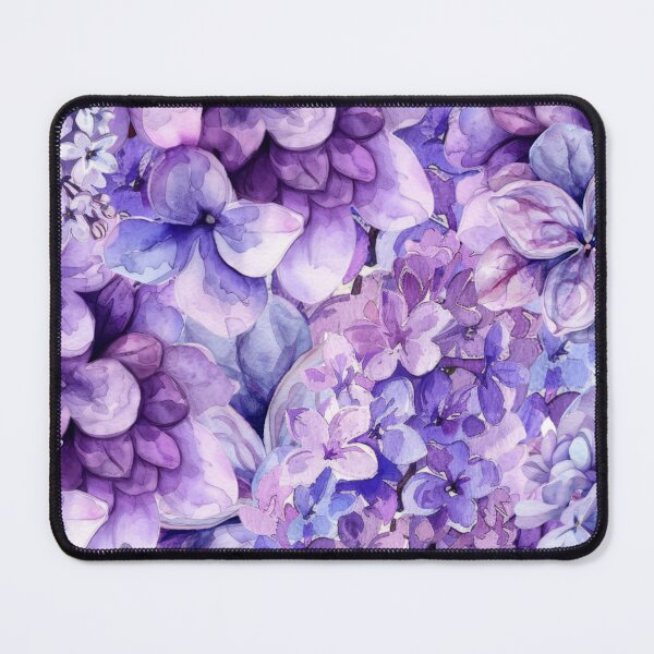 Item preview,  Lavender Hydrangea Watercolour Garden designed and sold by Fantacaroo Designs.