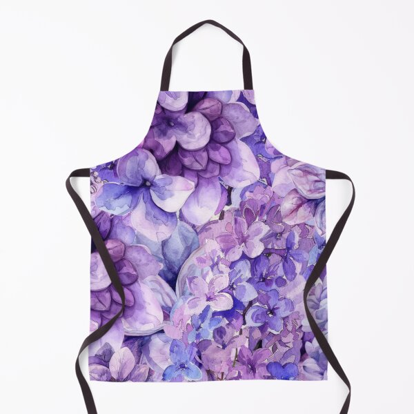 Item preview,  Lavender Hydrangea Watercolour Garden designed and sold by Fantacaroo Designs.