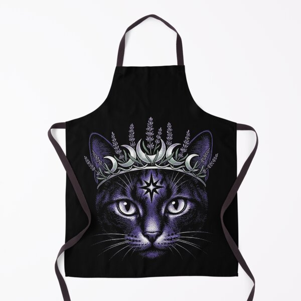 Item preview, Celestial Moon Cat Crown Lavender Stipple Art Witchy Mystic Graphic Shirt designed and sold by TeNovaStudio ⭐⭐⭐⭐⭐.