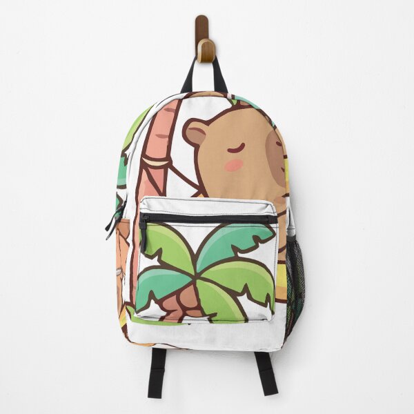 Item preview, Cute Capybara Reading Books Hammock Tropical Palm Trees designed and sold by LensDyn™.