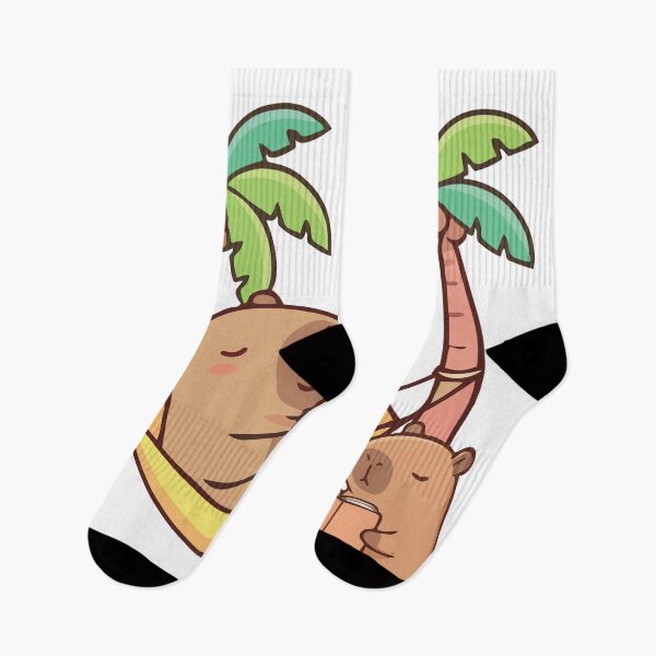 Item preview, Cute Capybara Reading Books Hammock Tropical Palm Trees designed and sold by LensDyn™.