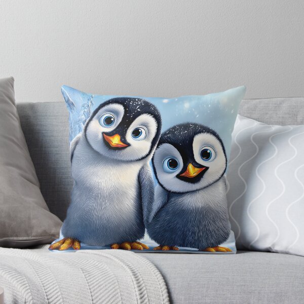 Item preview, Adorable Chubby Penguins in a Snowy Wonderland designed and sold by Artessie.