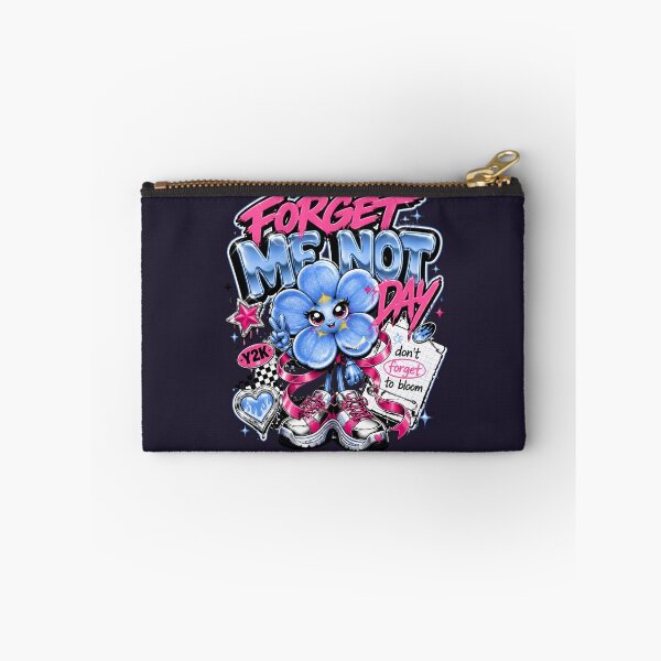 Item preview, Cute Kawaii Forget Me Not Day Y2K Flower designed and sold by CloudyCatArt.