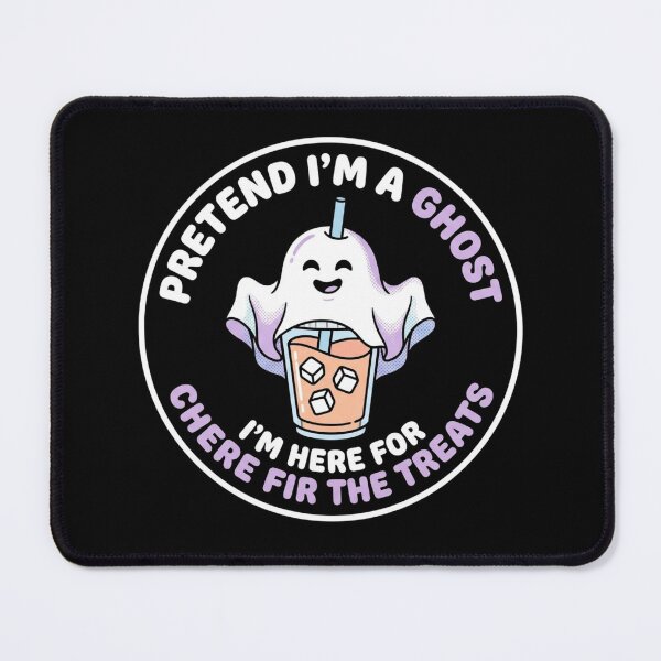Item preview, Pretend I'm A Ghost I'm Here For The Treats Iced Coffee Halloween Shirt designed and sold by TeNovaStudio.