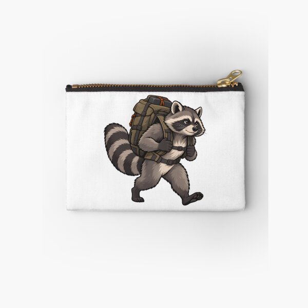 Item preview, Raccoon Rucking With Heavy Backpack designed and sold by Philippa Shop.