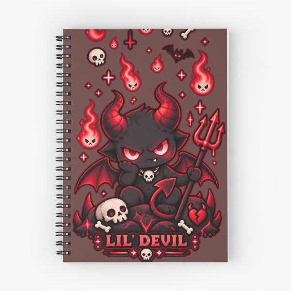 Item preview, Lil' Devil Cute Dark Pixel Art designed and sold by Ashen Threads Studio.