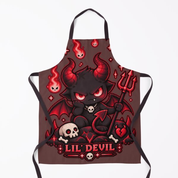 Item preview, Lil' Devil Cute Dark Pixel Art designed and sold by Ashen Threads Studio.