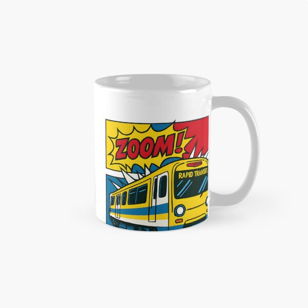 Item preview, Rapid Transit Urban Train Illustration for City Lovers and Commuters designed and sold by HopeHava.
