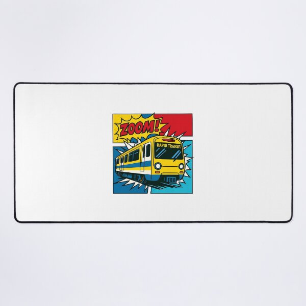 Item preview, Rapid Transit Urban Train Illustration for City Lovers and Commuters designed and sold by HopeHava.