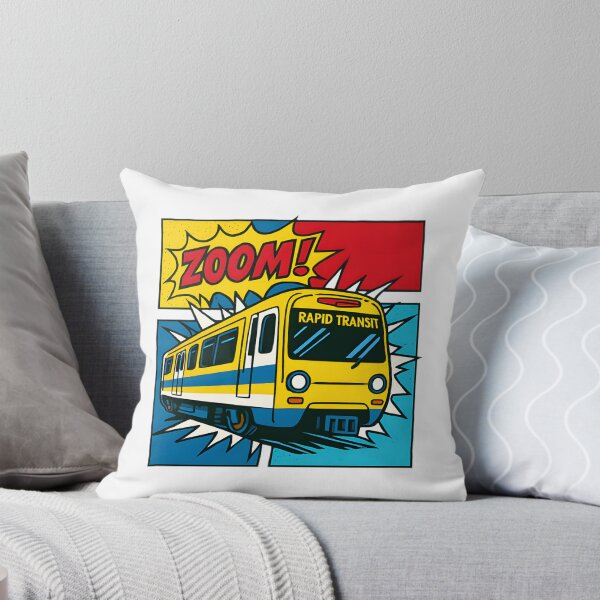 Item preview, Rapid Transit Urban Train Illustration for City Lovers and Commuters designed and sold by HopeHava.