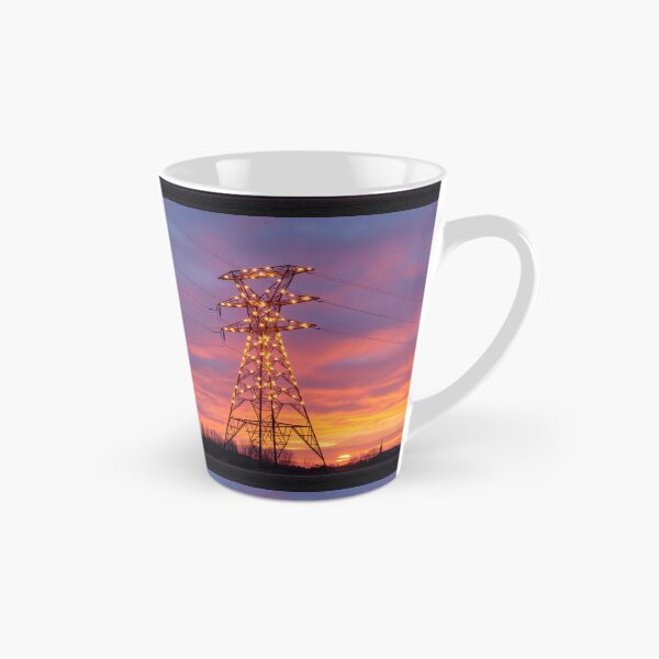 Item preview, Electricity Pylon Lights Twilight Sunset designed and sold by Pylon-Bureau.