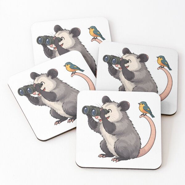 Item preview, Opossum Birder Missing the Bird designed and sold by Philippa Shop.