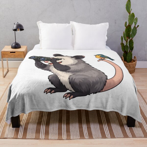 Item preview, Opossum Birder Missing the Bird designed and sold by Philippa Shop.