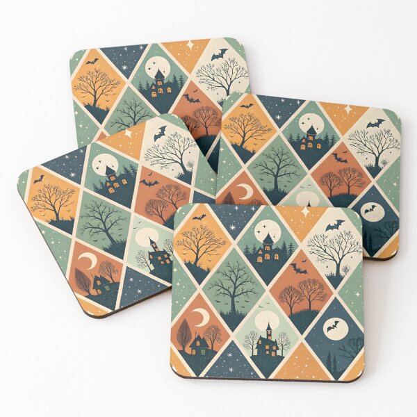 Item preview, Halloween pattern designed and sold by trendspatterns.