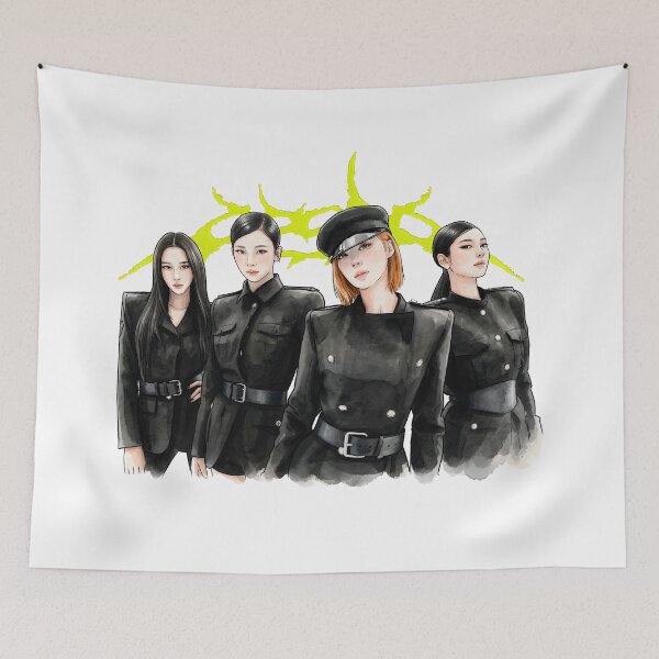 Item preview, aespa lemonade soldiers kpop fanart designed and sold by Sommer Studio Designs.