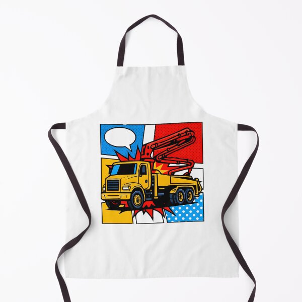 Item preview, Concrete Pump Truck Illustration for Construction Enthusiasts and Industry Professionals designed and sold by HopeHava.