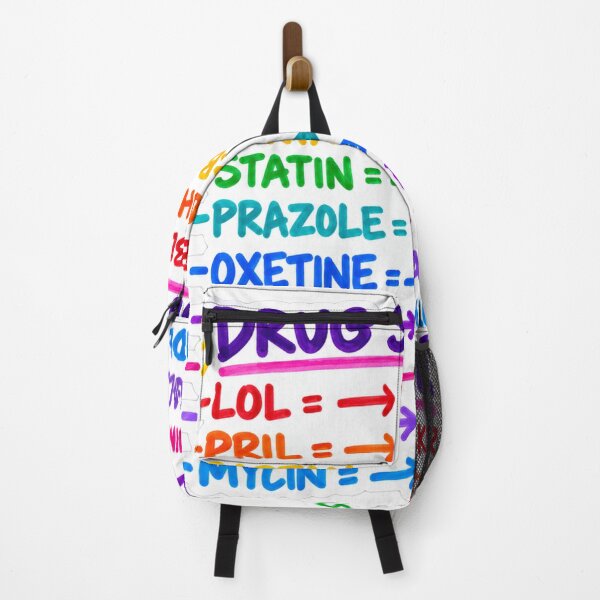 Item preview, Drug Suffixes Pharmacology Nursing Student Sticker designed and sold by isokinetic.