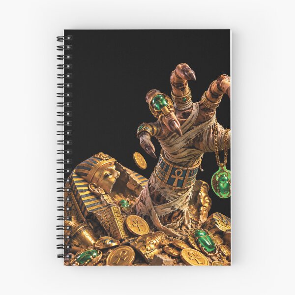 Item preview, Ancient Egyptian Mummy Hand Pharaoh Gold Treasure Art designed and sold by M. Mamdouh Artworks.