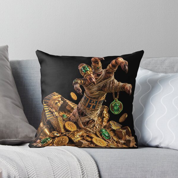 Item preview, Ancient Egyptian Mummy Hand Pharaoh Gold Treasure Art designed and sold by M. Mamdouh Artworks.