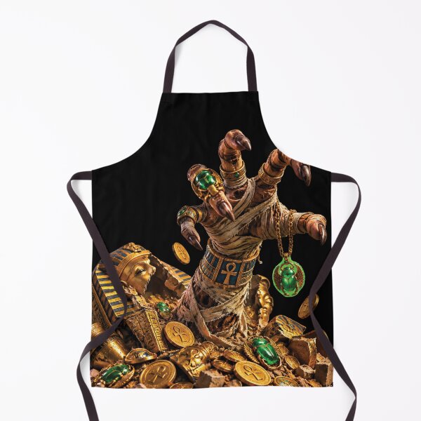 Item preview, Ancient Egyptian Mummy Hand Pharaoh Gold Treasure Art designed and sold by M. Mamdouh Artworks.