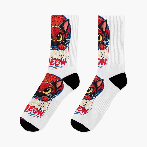 Item preview, Super Meow - Black Cat Spider Web Superhero Comic Book Style designed and sold by Retro Whiskers.