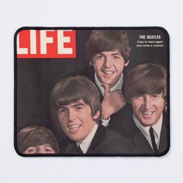 Item preview, Life Magazine Cover The Beatles Vintage Girls Ladies Women Wall Art Poster Print Tee Cushion Mug Shirt designed and sold by Cool Robot Bro..