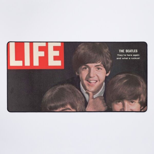 Item preview, Life Magazine Cover The Beatles Vintage Girls Ladies Women Wall Art Poster Print Tee Cushion Mug Shirt designed and sold by Cool Robot Bro..