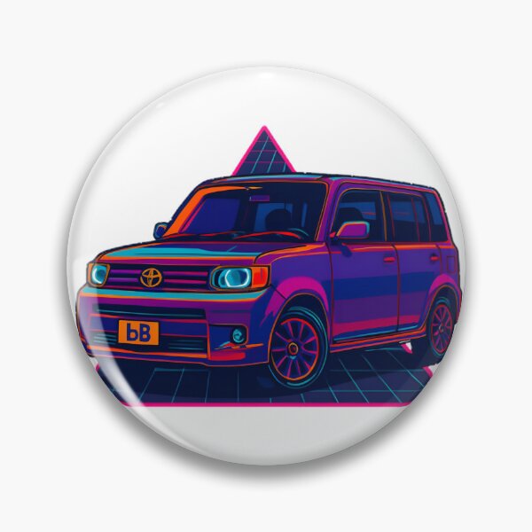 Item preview, Toyota bB Compact Car Illustration for Auto Enthusiasts designed and sold by HopeHava.