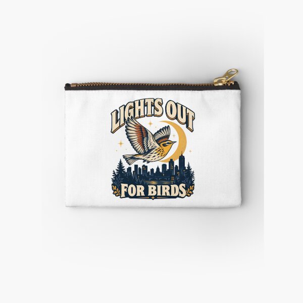 Item preview, Lights Out For Birds - Protect Migratory Birds Vintage Birdwatcher Design designed and sold by Neurospicy Trolls.