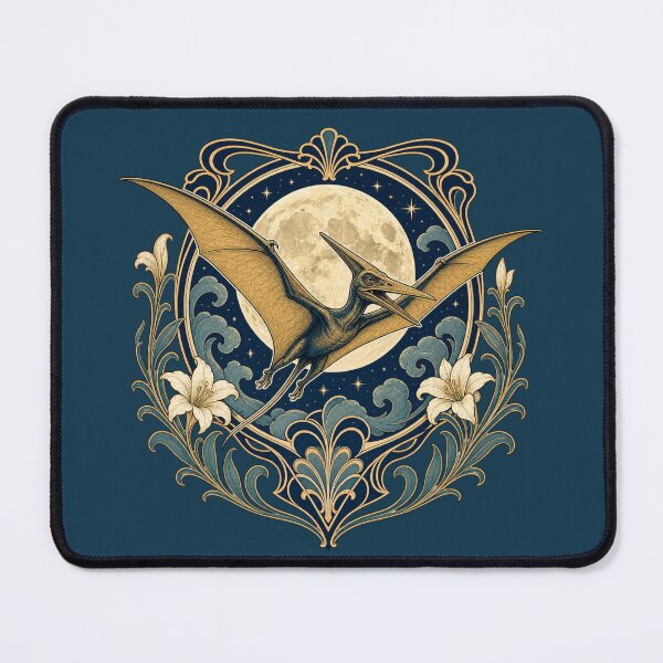 Item preview, Art Nouveau Pterodactyl designed and sold by cbfineart.