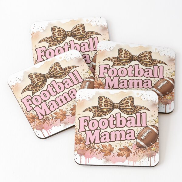 Item preview, Football Mama Leopard Bow Design designed and sold by remoteart.