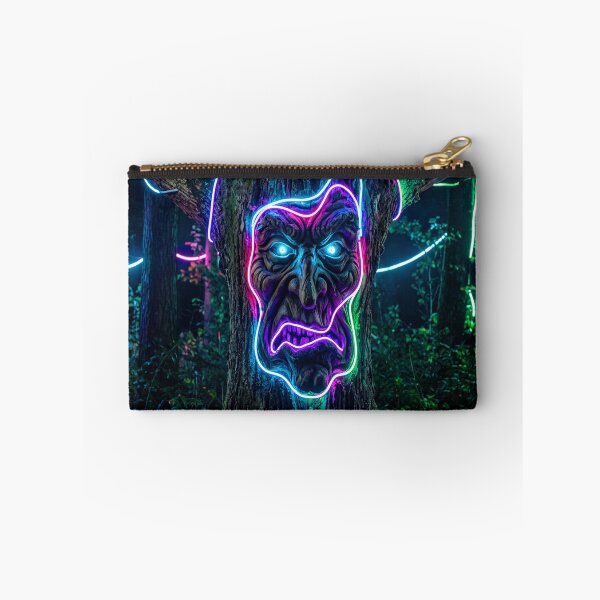 Item preview, NEON FACE ON A TREE designed and sold by NOIMION DIGITAL ART.