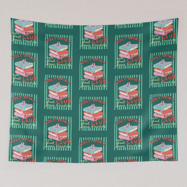 Item preview, Holy Spirit Book Club Love Books and Jesus Booked for Christmas Reading Xmas Bookish designed and sold by Forevermore.