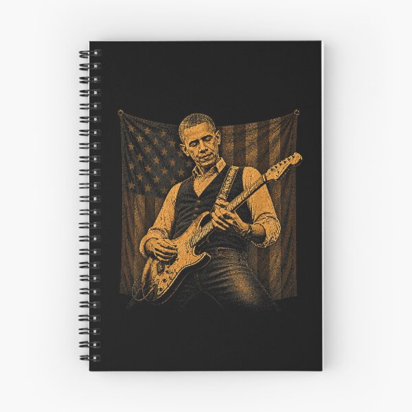 Item preview, obama playing guitar designed and sold by Byhergawaa.