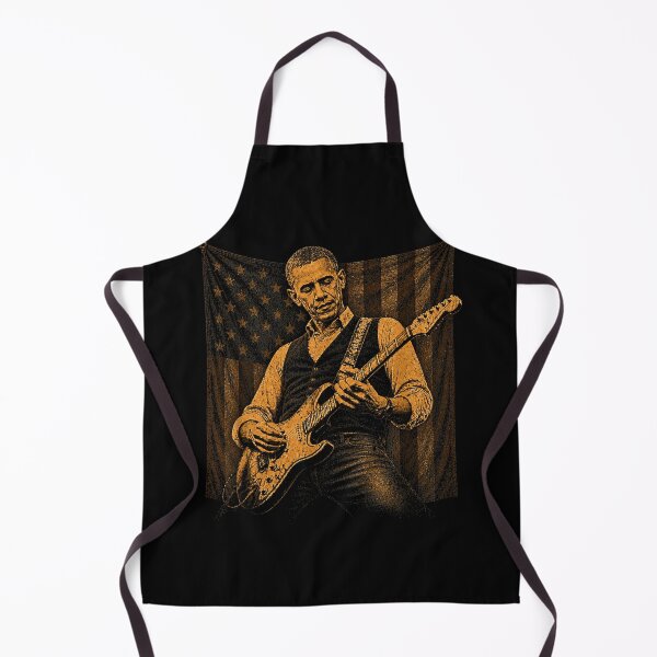 Item preview, obama playing guitar designed and sold by Byhergawaa.