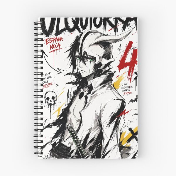 Item preview, Ulquiorra Cifer Espada No.4 – Arte con tinta blanqueadora designed and sold by frantuliuss.