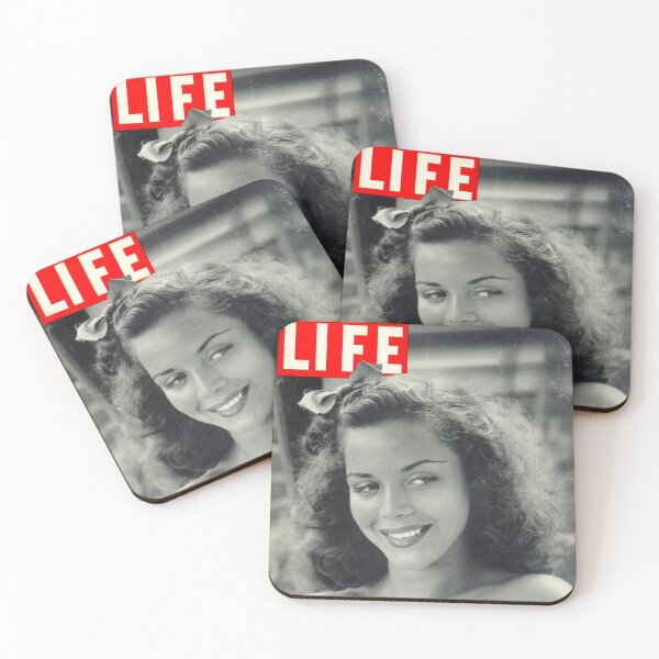 Item preview, Life Magazine Cover Vintage Girls Ladies Women Wall Art Poster Print Tee Cushion Mug Shirt designed and sold by Cool Robot Bro..