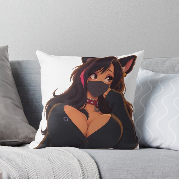 Item preview, Neko Catgirl Facemask Schoolgirl - Retro 90s Cartoon Style designed and sold by  Hollow Moon Studios..